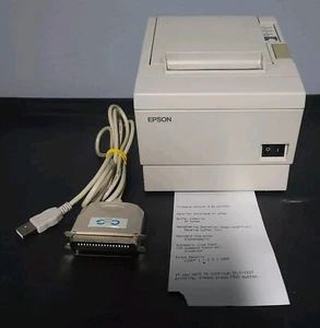 Epson M129B Direct Thermal POS Receipt Printer NO POWER ADAPTER/PAPER - Picture 1 of 9