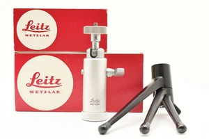 [Near MINT] Leica Leitz 14100 table top tripod and Silver ball head 14121 JAPAN - Picture 1 of 24