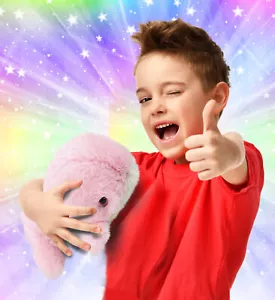SUPER-SOFT PLUSH - PINK WHALE SMALL 7" - Picture 1 of 5