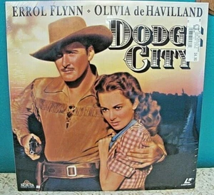 Western Errol Flynn "DODGE CITY" Extended Play LaserDisc MGM/UA NEW Laser Disc - Picture 1 of 9