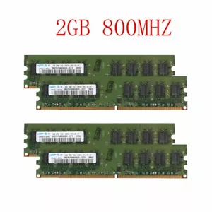 Samsung 8GB 4x 2GB 800MHz DDR2 PC2-6400U 240pin DIMM Desktop PC Memory SDRAM BT - Picture 1 of 9