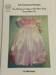 Smocking Plate #151 LITTLE PRINCESS by Pat Garretson - New - Picture 1 of 2