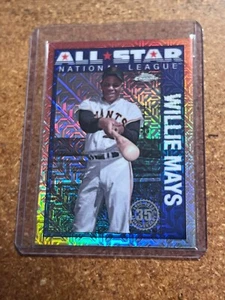 Mega Mojo All-Star 2025 Topps 35 aniversario cromado # 90ASC-30 Willie Mays - Imagen 1 de 4
