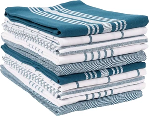 Soho Kitchen Dish Towel Set of 10 | 18 X 28 Inch Tea Towels | Soft and Absorbent - Picture 1 of 12