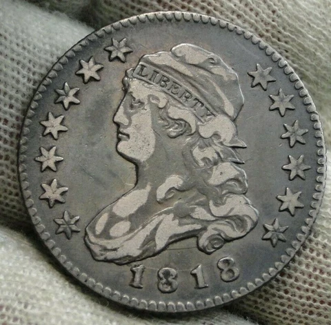 1818/5 Capped Bust Quarter Cover