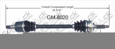 CV Drive Axle Shaft Fits Chevy&Geo Metro Suzuki Swift 1995-01 Front D - Image 1 of 4