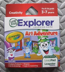 LeapFrog Explorer Learning Game Crayola Art Adventure - Picture 1 of 2