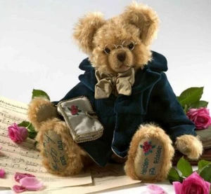 Hermann teddy bear Schubert Built-in Music Box " Heidenröslein" Limited to 500 - Picture 1 of 3