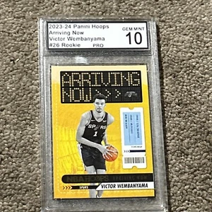 2023-24 Panini NBA Hoops - Arriving Now Winter #26 Victor Wembanyama (RC) - Picture 1 of 2