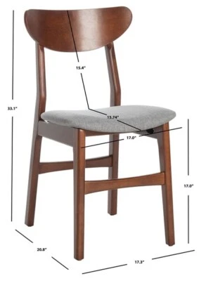 SILLA DE COMEDOR RETRO SAFAVIEH LUCCA, Precio rebajado 2172752323 DCH1001E-SET2 Foto 1 de 4