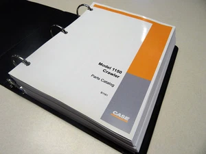 Case 1150 Crawler Dozer Bulldozer Parts Catalog, Manual, Libro, NUEVO con carpeta - Imagen 1 de 4