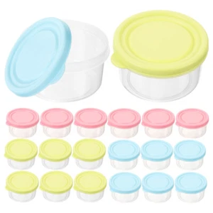 24 Pcs Food Storage Container Small Meal Prep Containers Reusable Baby - Picture 1 of 12