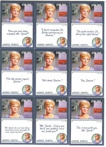 Star Trek TOS 2020 conjunto común de archivos e inscripciones - capilla 8 N - juego de 13 cartas - Imagen 1 de 2