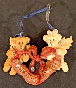 Ornamento Boyds Bearstone "Gideon and Gabrielle Bearlove" #25724 -- Nuevo en caja - Imagen 1 de 6
