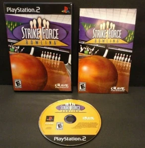 Strike Force Bowling (Sony PlayStation 2, 2004) PS2 GAME COMPLETE BLACK LABEL - Picture 1 of 1