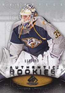 2010-11 Sp Game Used #159 Anders Lindback - Picture 1 of 1