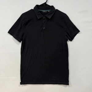 Polo Marc Anthony uomo M nera manica corta casual colletto elasticizzato maglietta - Foto 1 di 5