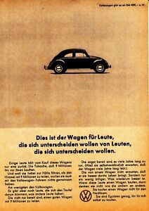 3w22886/ Alte Reklame aus 1965 – VOLKSWAGEN Käfer