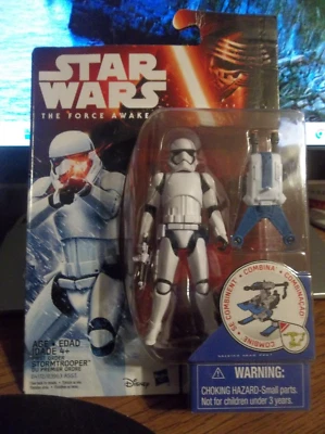 Star Wars The Force Awakens First Order Stormtrooper 3.75 "BRAND NEW" - Image 1 of 2
