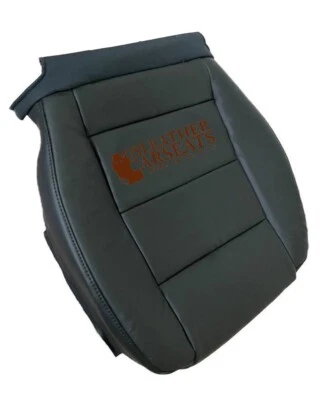 2009 2008 2010  Fits AUDI A6 Driver Bottom replacement leather seat cover black - Image 1 of 4