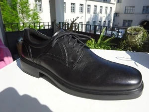 ECCO Helsinki 2 Herren Business Premium Schuhe Leder Schwarz Gr.44 Neu - Bild 1 von 18