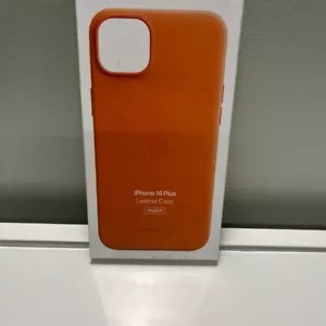 Genuine Original Apple iPhone Leather & Leather Folio & Silicone Case - Open box - Picture 1 of 4