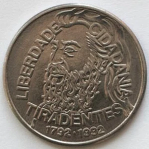 Brazil 5,000 Cruzeiros 1992 2nd centenary of Tiradentes's death (#47) - Picture 1 of 2