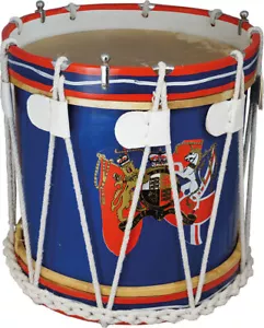 Atlas Militär Stil Side Drum, 14in, Bauch Snare Mit Trommelstöcke. Aus Hobgoblin - Bild 1 von 2