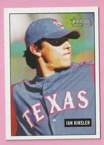 2005 Bowman Heritage Baseball Card #240 Ian Kinsler Rookie RC Texas Rangers *S3 - Picture 1 of 2