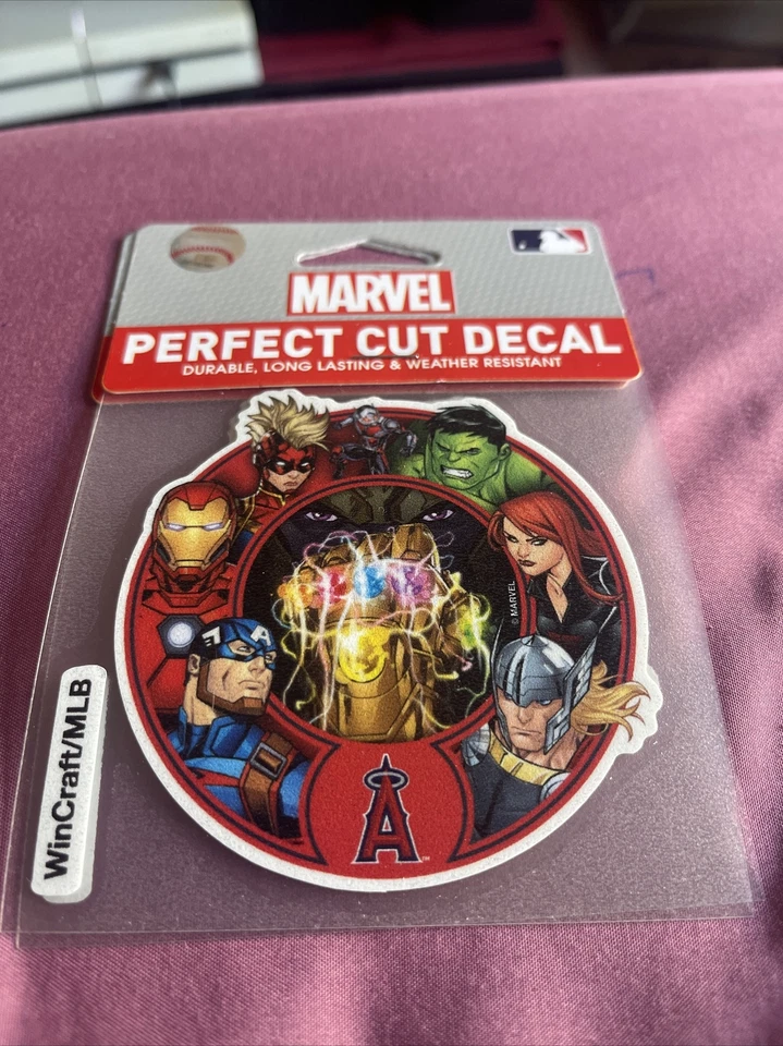 Los Angeles Angels  Marvel Avengers  4x4. perfect Cut Decal - Image 1 of 1
