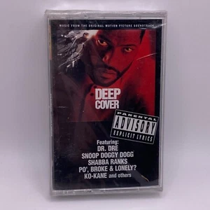 Deep Cover Soundtrack Cassette Tape 1996 Solar Dr. Dre Snoop Hip Hop SEALED NOS - Picture 1 of 8