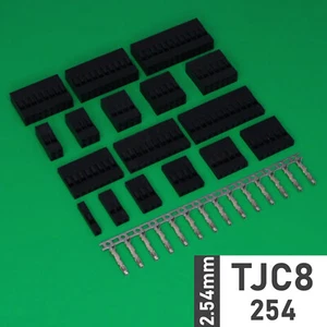 Carcasa TJC8-254 2,54 mm + crimpadoras hembra conector 1-40p (estilo RE/Mini-PV/DuPont) - Imagen 1 de 1