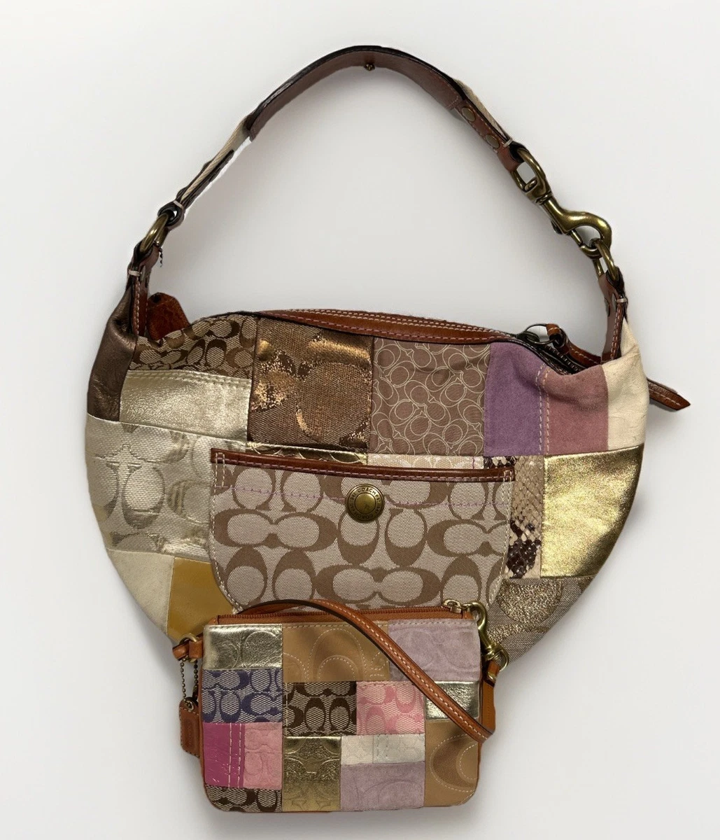 Coach Patchwork Suede Bags & Handbags for Women for sale | eBay