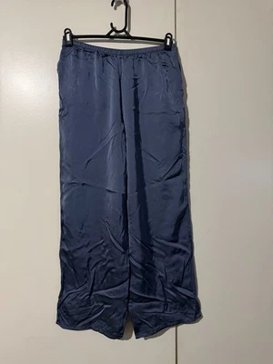 Womens WITCHERY Dark Blue Wide Leg Pants with Elastic Waist - Size 10 (T111) - image 1 of 4