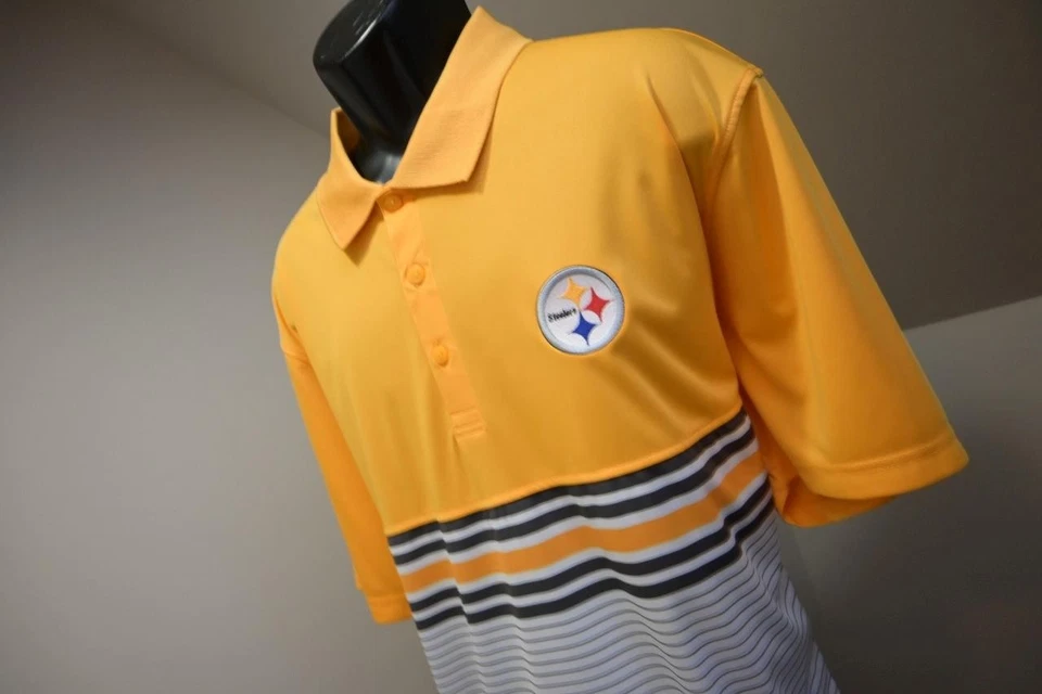 Cutter & Buck Golf Polo Pittsburgh Steelers Polyester Shirt Mens Sz 3XL - Image 1 of 4