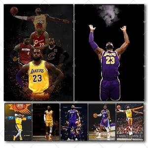 LeBron James Poster Self Adhesive Waterproof Wall Sticker Art Decor - Picture 1 of 13
