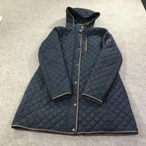 Ralph Lauren Steppjacke Damen große Kapuze Wende Reitsport RL Mantel - Bild 1 von 17