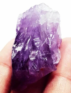 100% Natural Violet Amethyst Rough 147.00 Ct Loose Gemstone Certified - Picture 1 of 6