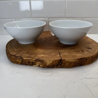 2-Ikea 365+ Susan Pryke Pavo Pequeño Patas Blancas Arroz Chili Sopa Cuencos 2.25 x 5 Foto 1 de 4