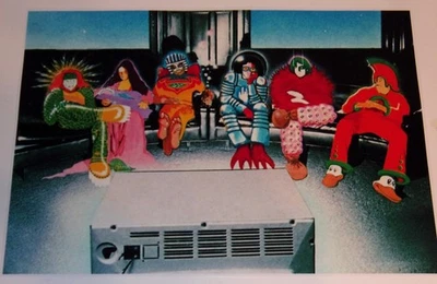 Grateful Dead Jerry Garcia "From the Mars Hotel" Characters Poster 19"x13" - Image 1 of 4