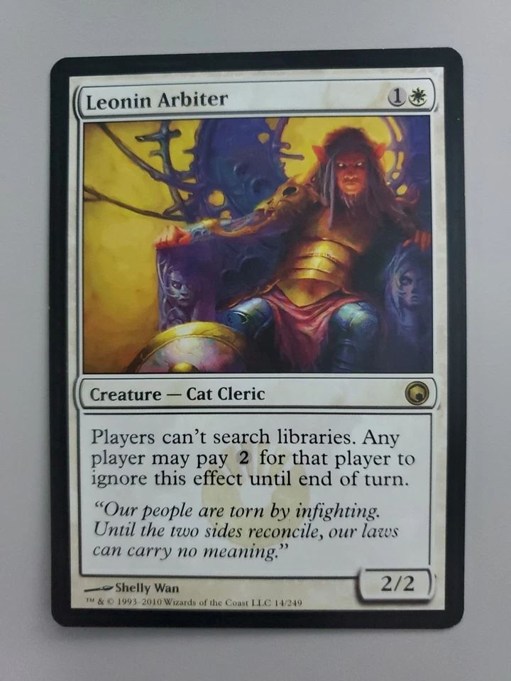 MTG Leonin Arbiter Scars of Mirrodin Regular Rare - Image 1 of 1