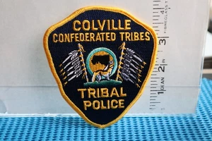 Parche policía india tribal colville tribus confederadas policía washington amarillo - Imagen 1 de 1