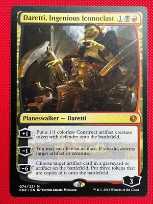 MTG 1X Daretti, Ingenious Iconoclast X1 Conspiracy: Take the Crown Magic - LP - Image 1 of 2