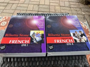 Rosetta Stone French/Francais Level 1-2 Set for PC Windows and Mac - Picture 1 of 6