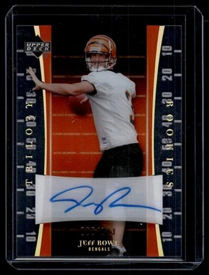 Jeff Rowe 2007 Upper Deck Trilogy Rookie Autograph Auto Card /133 #152 - Image 1 of 2