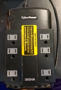 CyberPower CP350SLG 350VA 255W Standby Compact UPS System 6 Outlets With Battery - Picture 1 of 4