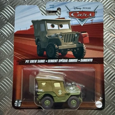 Disney Cars Pit Crew Sarge / Mattel Diecast - Image 1 of 2