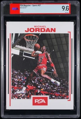 COLLECTORS PSA MAGAZINE – #37 JANUARY 2025 MICHAEL JORDAN PSA Graded 9.6 - Image 1 of 2