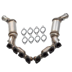 Catalytic Converter Left and Right Set For 2007 2008 2009 2010 BMW X5 4.8L V8 - Picture 1 of 8