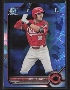 Justin Boyd 2022 Bowman Draft Sapphire Edition #BDC-13 Cincinnati Reds - Picture 1 of 2